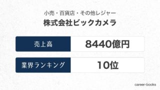 ビックカメラの売上高・業績