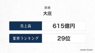 大庄の売上高・業績
