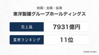 東洋製罐グループホールディングスの売上高・業績