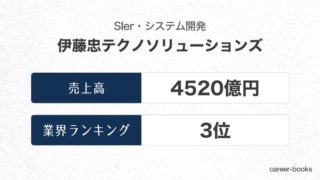 伊藤忠テクノソリューションズの売上高・業績