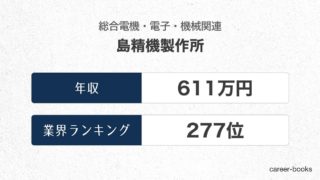 島精機製作所の年収情報・業界ランキング
