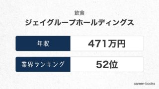 ジェイグループホールディングスの年収情報・業界ランキング