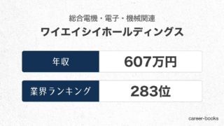 ワイエイシイホールディングスの年収情報・業界ランキング