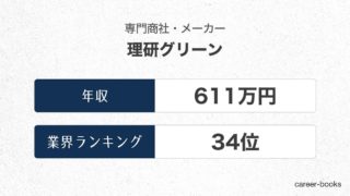 理研グリーンの年収情報・業界ランキング