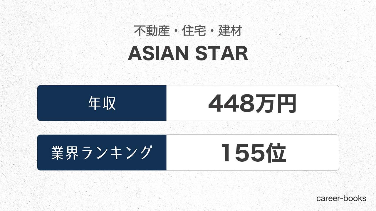 ASIAN STARの年収情報・業界ランキング